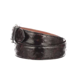 Lucchese-inc Full Quill Ostrich :: Black Cherry