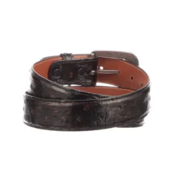 Lucchese-inc Full Quill Ostrich :: Black Cherry