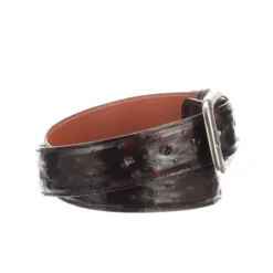 Lucchese-inc Full Quill Ostrich :: Black Cherry