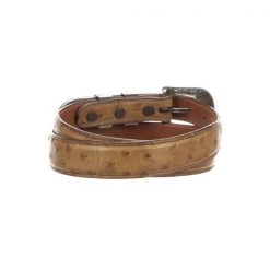 Lucchese-inc Full Quill Ostrich Tapered :: Tan