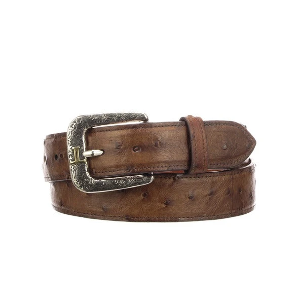 Lucchese-inc Belts Full Quill Ostrich :: Barnwood Lucchese-inc Belts Full Quill Ostrich :: Barnwood