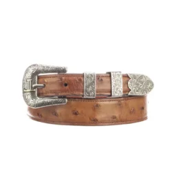 Lucchese-inc Full Quill Ostrich Tapered :: Barnwood