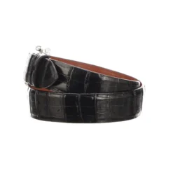 Lucchese-inc Ultra Belly Caiman :: Black Belts