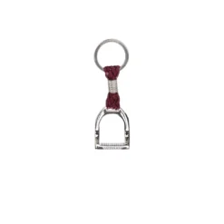 Lucchese-inc Stirrup Keychain :: Fuchsia